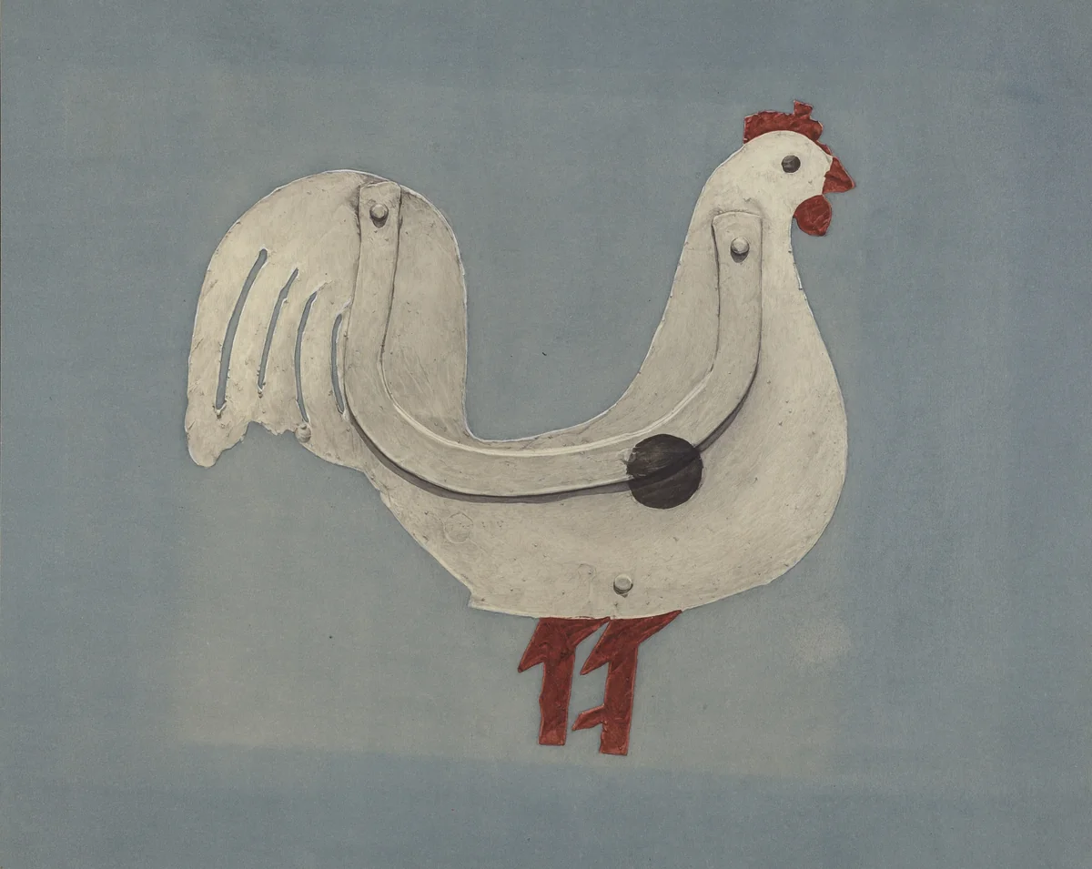 Weather Vane by American 20th Century, index of american design, 1935-1942