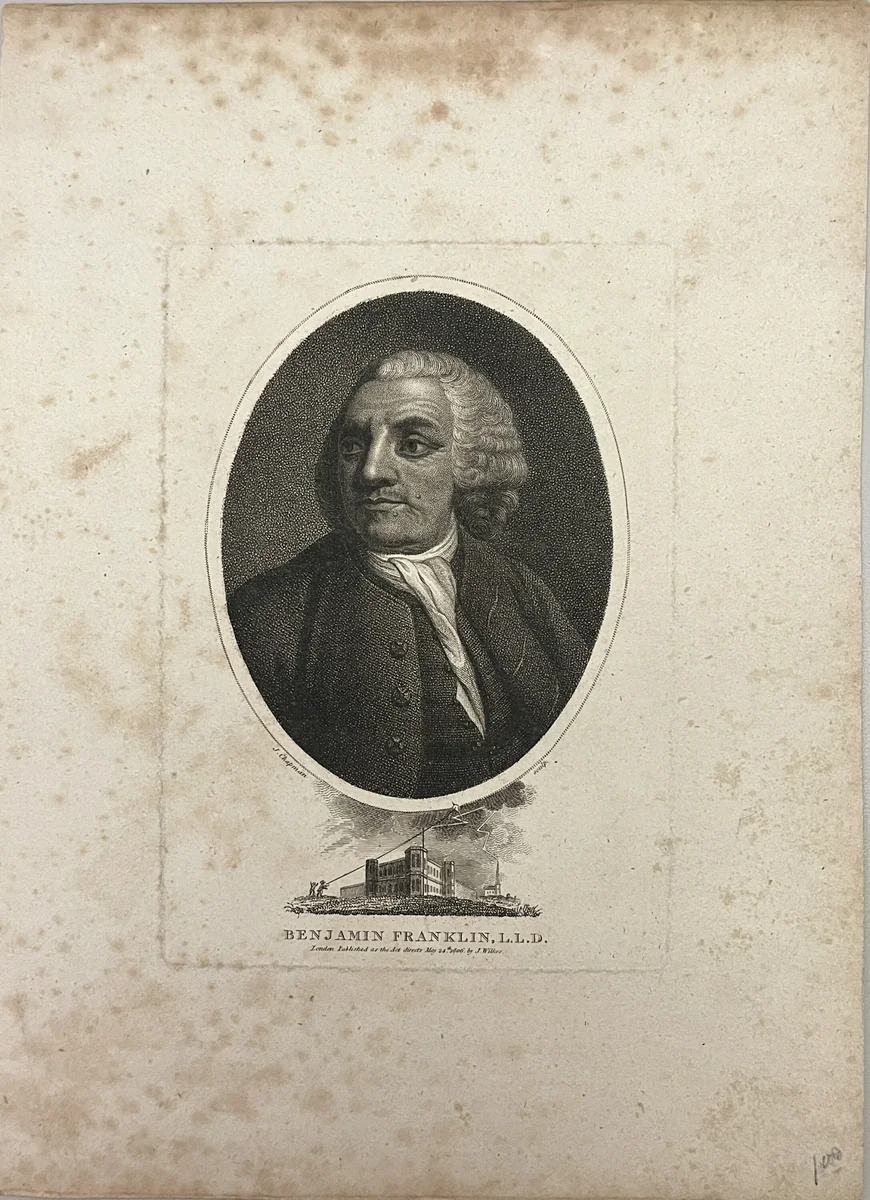 Benjamin Franklin by Mason Chamberlin, other, 1806