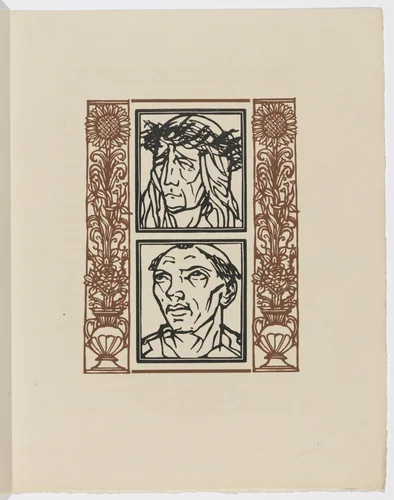 Plate (page 181) from Les Petites Fleurs de St. François (The Little Flowers of St. Francis) by Émile Bernard, illustrated book, 1928