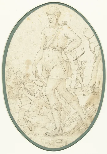 November by anonymous, drawing, 1550-1600