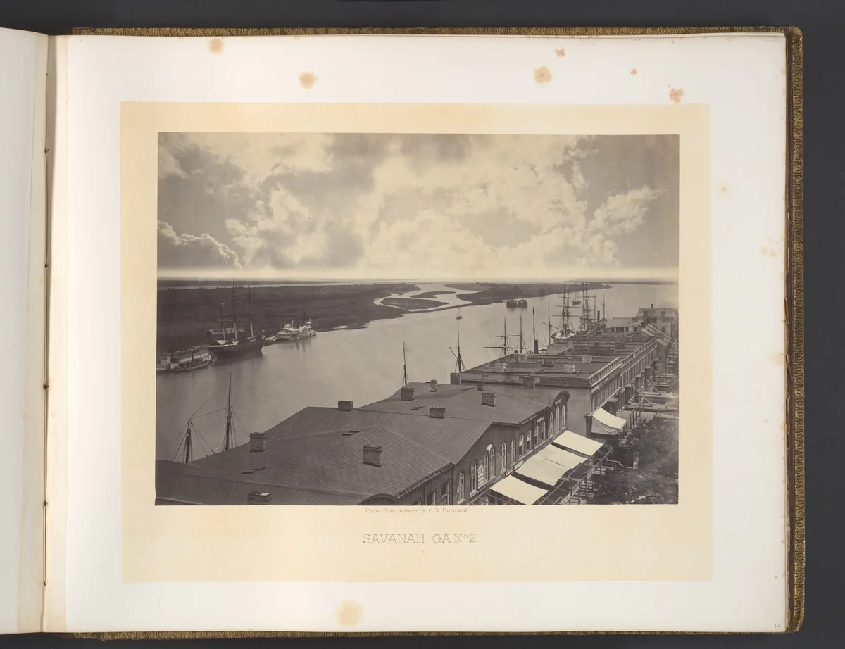 Savanah, Georgia No. 2 by George N. Barnard, photograph, 1860-1869