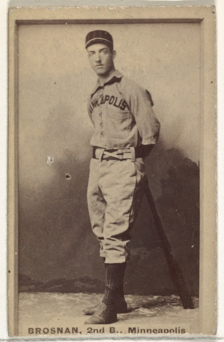 Timothy J. Brosnan, 2nd Base, Minneapolis, from the Old Judge series (N172) for Old Judge Cigarettes by Goodwin & Company, photograph, 1887-1890