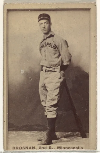 Timothy J. Brosnan, 2nd Base, Minneapolis, from the Old Judge series (N172) for Old Judge Cigarettes by Goodwin & Company, photograph, 1887-1890