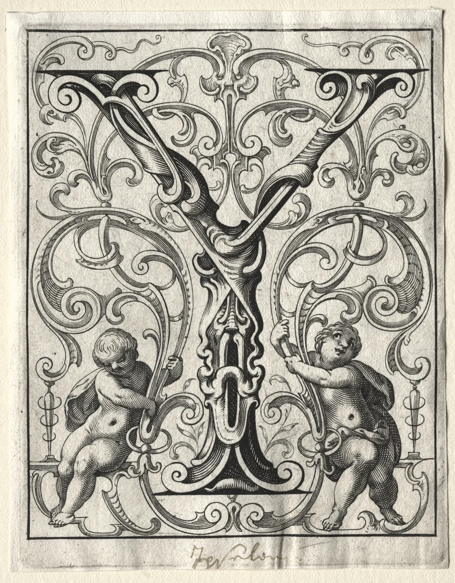 New ABC Booklet: Y by Lucas Kilian, print, 1627