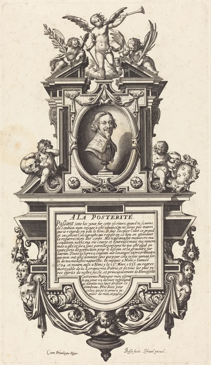 Jacques Callot by Abraham Bosse, print, 1635