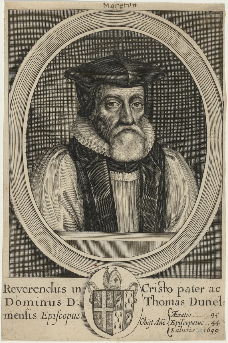 Thomas Morton by William Faithorne, print, 1660