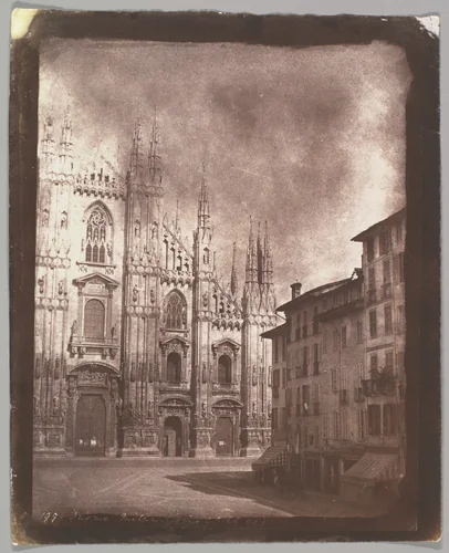 Duomo Milan by Calvert Richard Jones, photograph, 1846