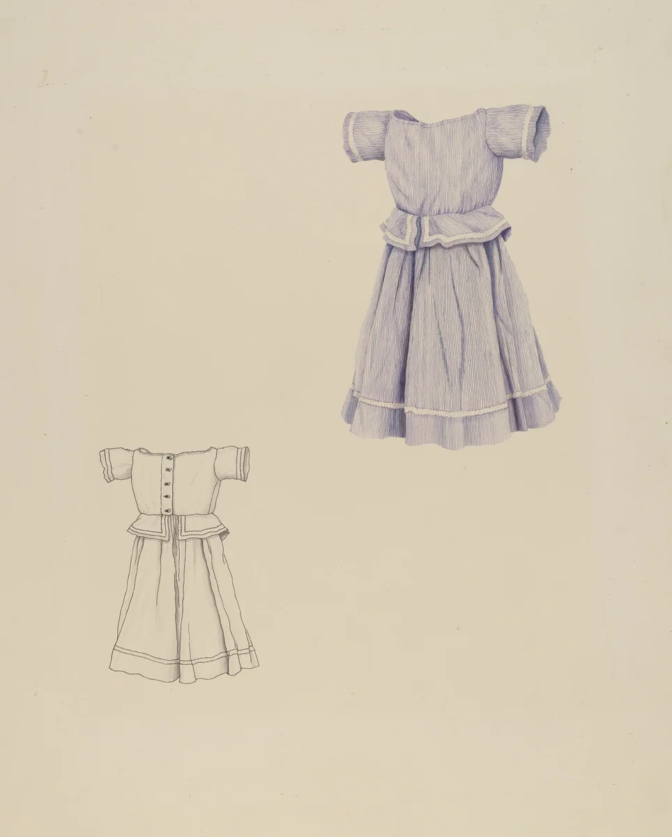 Child's Dress by Ray Price, index of american design, 1937