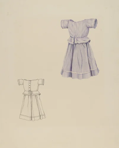 Child's Dress by Ray Price, index of american design, 1937