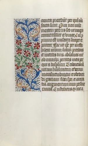 Book of Hours (Use of Rouen): fol. 24v by Master of the Geneva Latini, book, 1465-1475