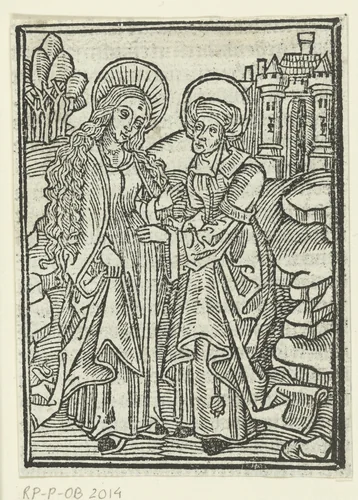 De visitatie by Unknown, print, 1480-1500