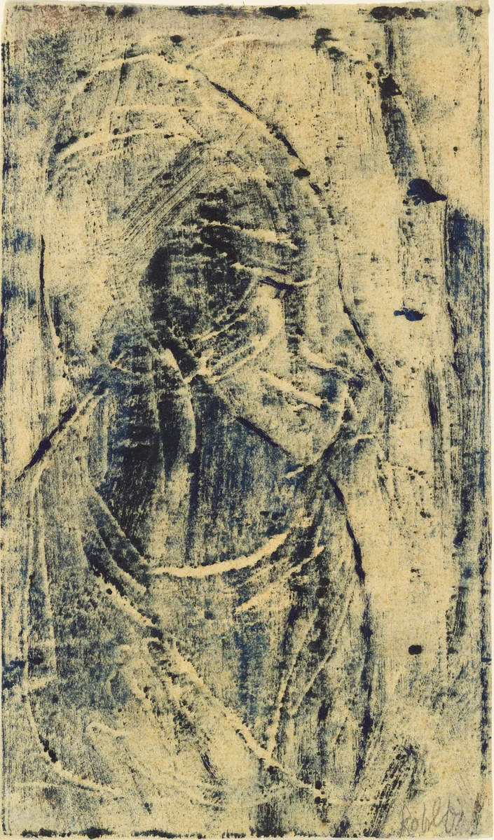 Head II (Kopf II) by Christian Rohlfs, print, 1915