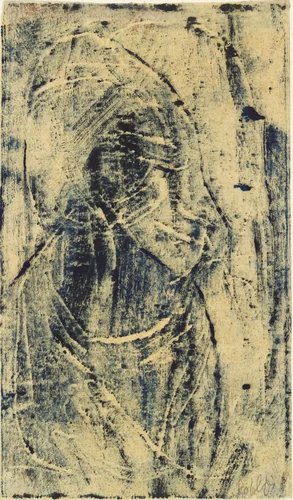 Head II (Kopf II) by Christian Rohlfs, print, 1915