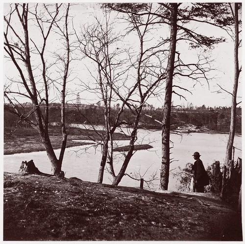 Cobb's Hill, Lookout in Distance by Timothy O'Sullivan, photograph, 1864