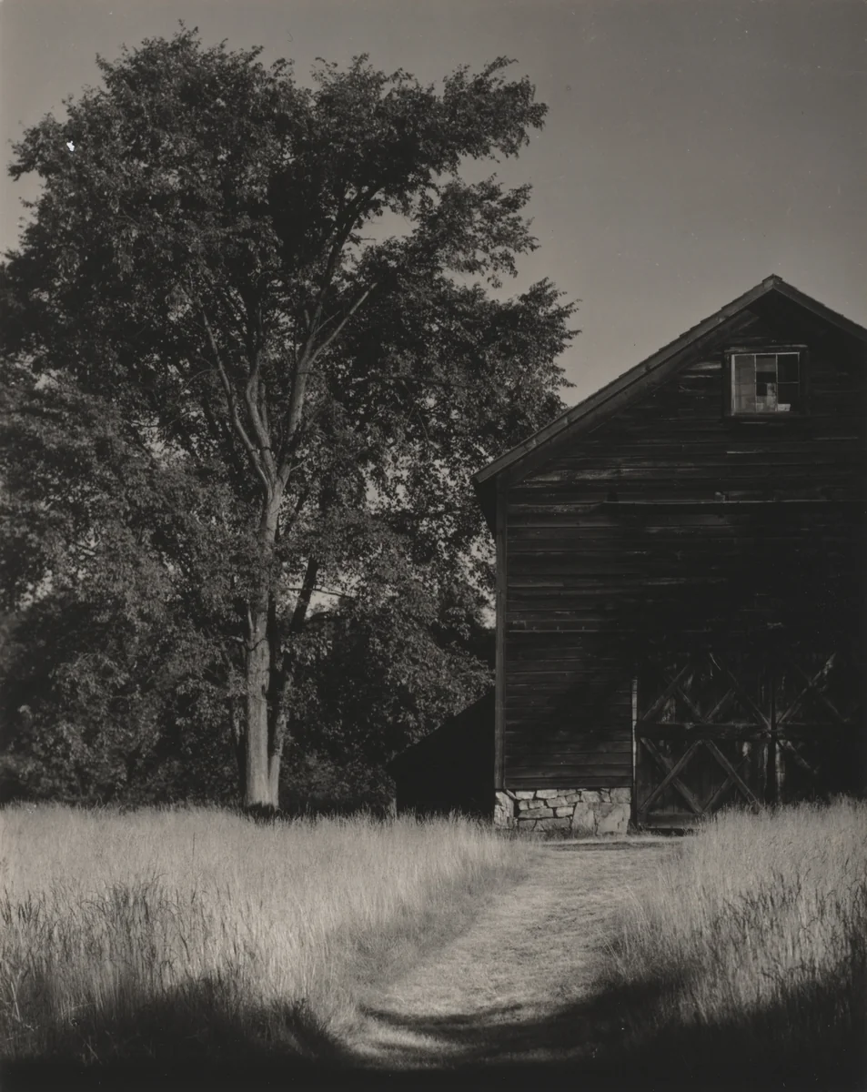 Barn, Lake George by Alfred Stieglitz, photograph, 1936