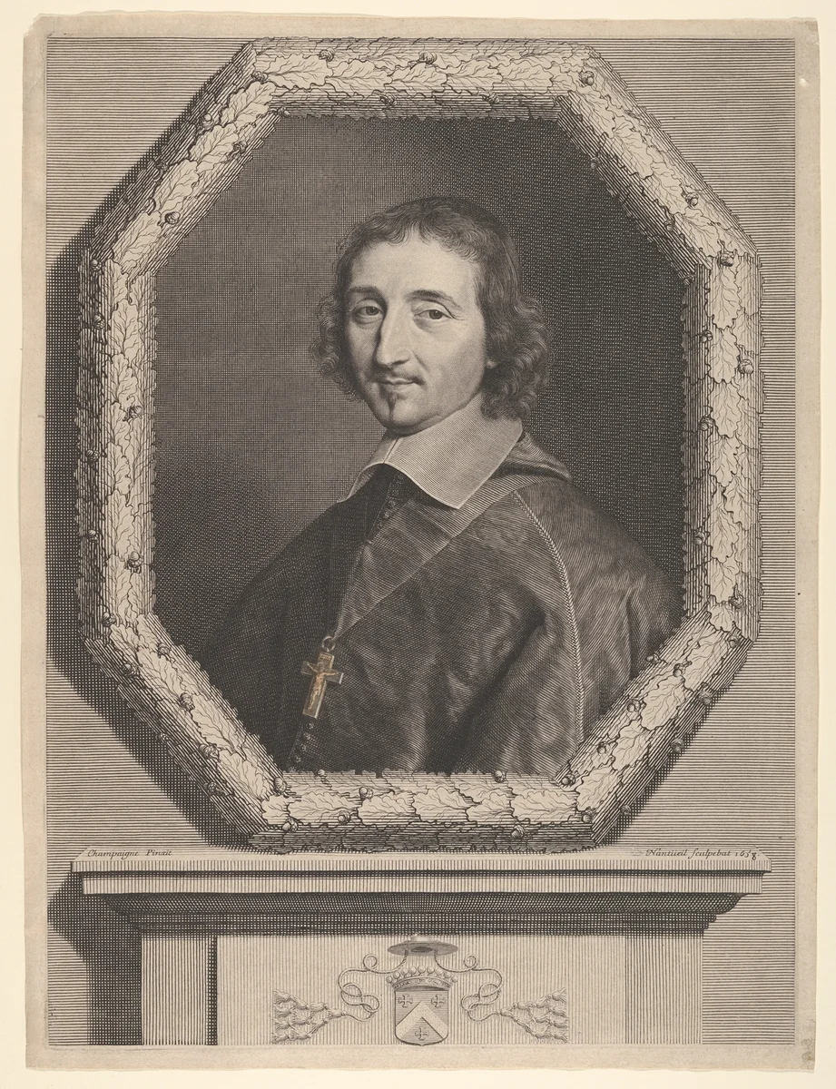 Ferdinand de Neufville by Robert Nanteuil, print, 1658