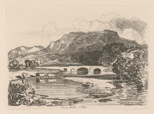 Liber Studiorum: Plate 14, Tan-y-Bwlch, Merionethshire, North Wales by John Sell Cotman, book, 1838
