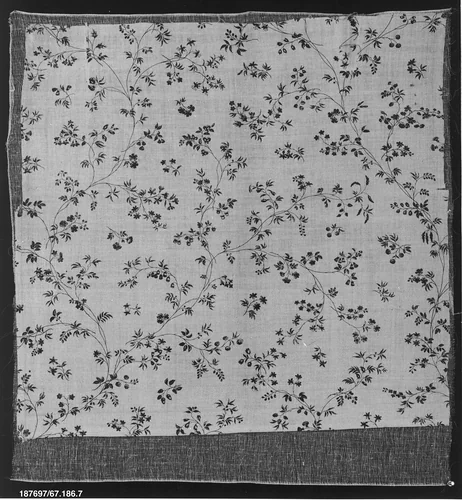 Piece by Old Ford, textile, 1760-1780