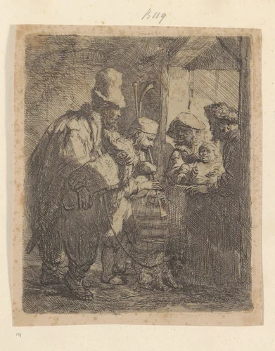 Straatmuzikanten by Rembrandt van Rijn, book, 1632-1637