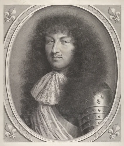 Louis XIV by Robert Nanteuil, print, 1670
