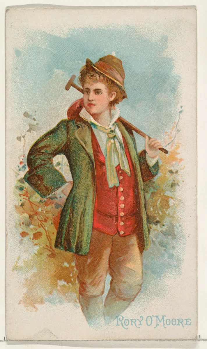 Rory O'Moore, from the Illustrated Songs series (N116) issued by W. Duke, Sons & Co. to promote Honest Long Cut Tobacco by W. Duke, Sons & Co., print, 1893