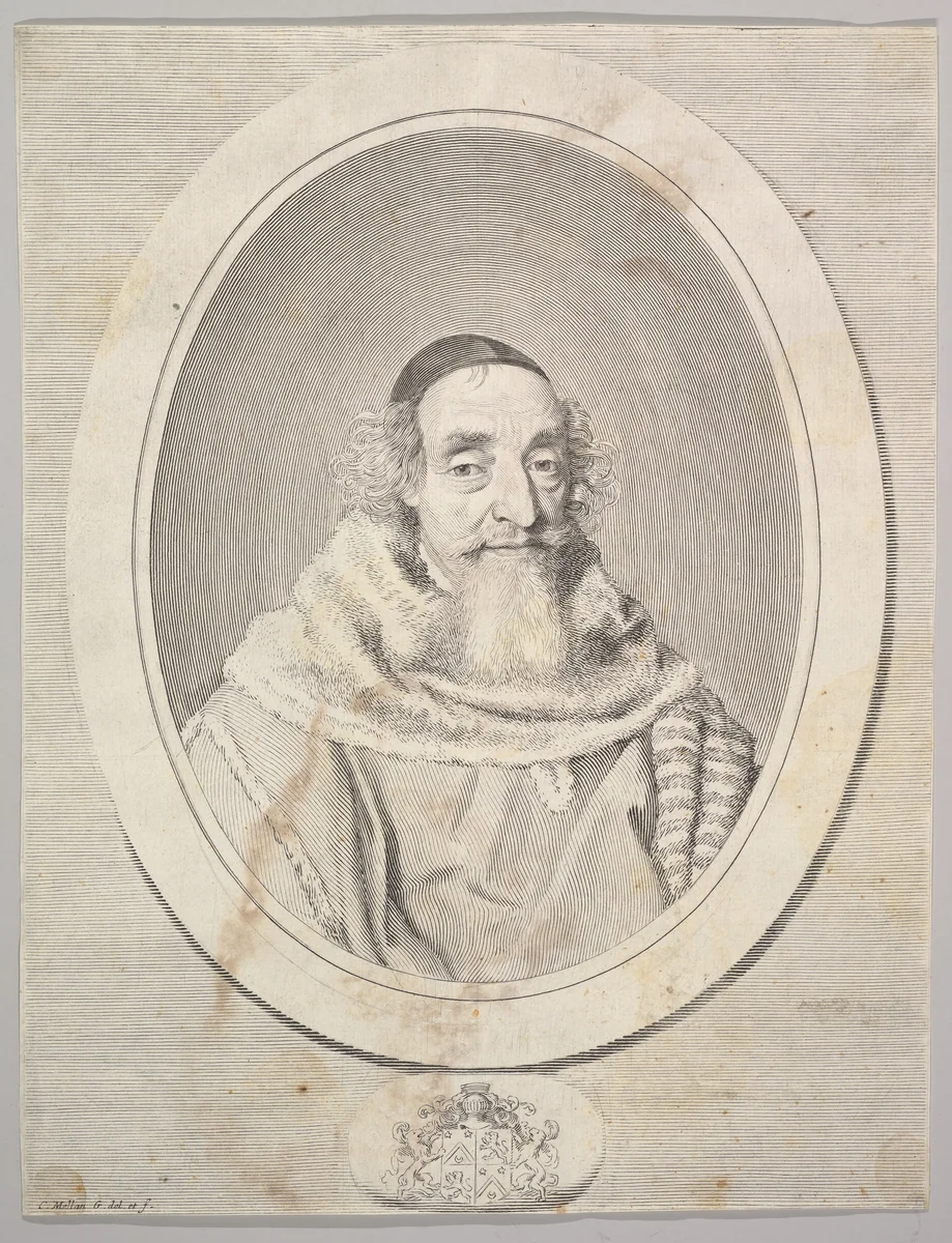 Matthieu Molé by Claude Mellan, print, 1640-1656