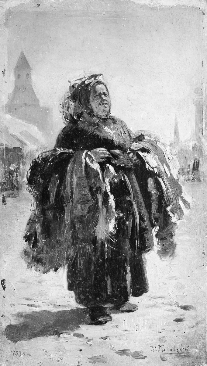 The Peddler by Vladimir Makovsky, painting, 1880