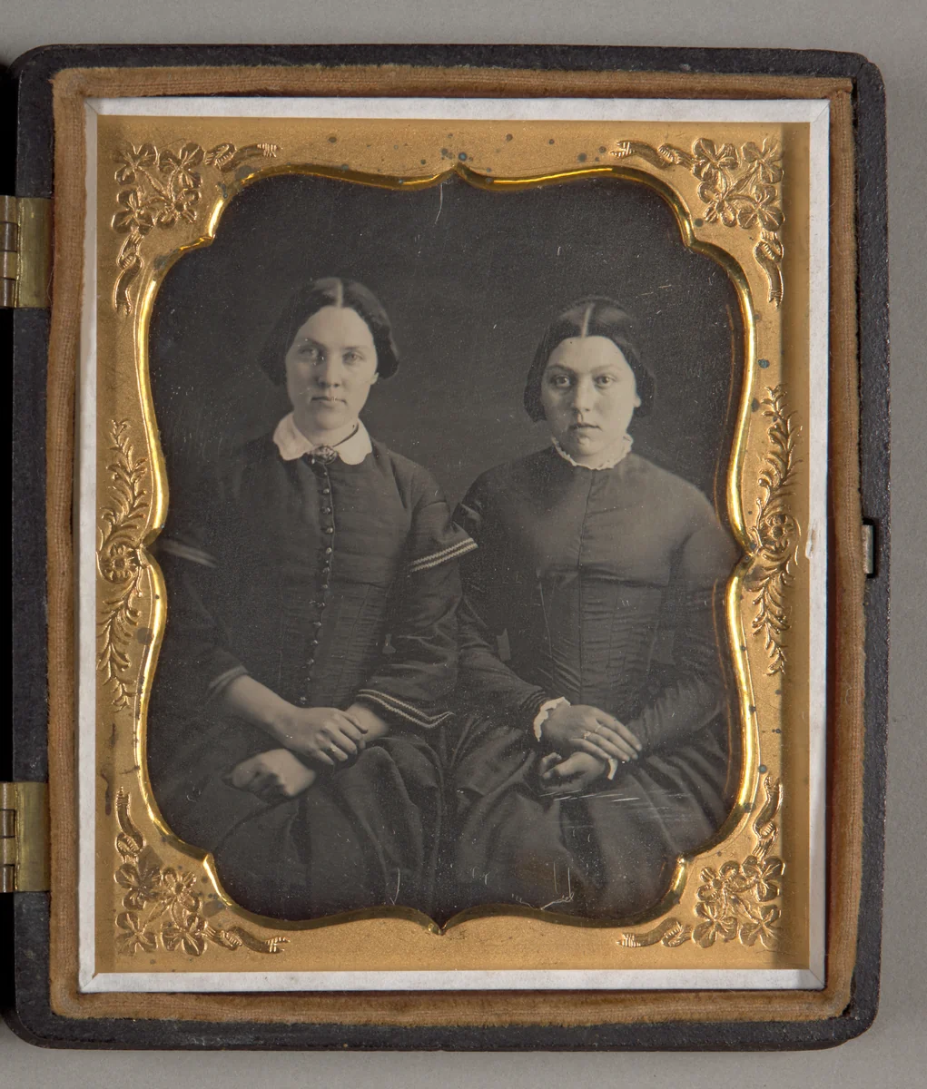 Untitled (Two Women) by Artist Unknown, photograph, 1839-1860