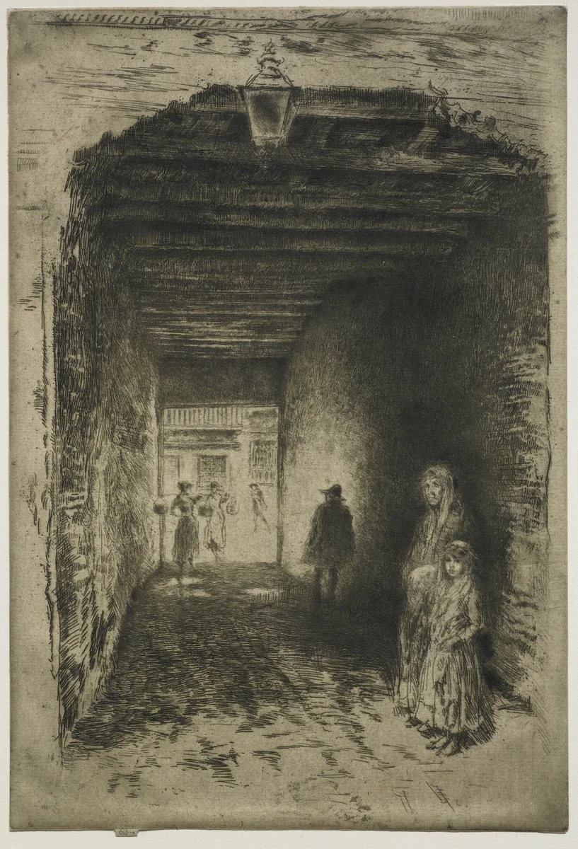 The Beggars by James McNeill Whistler, print, 1880