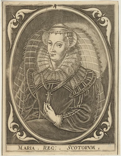 Mary, Queen of Scots by Unknown 19th Century, print, 1602