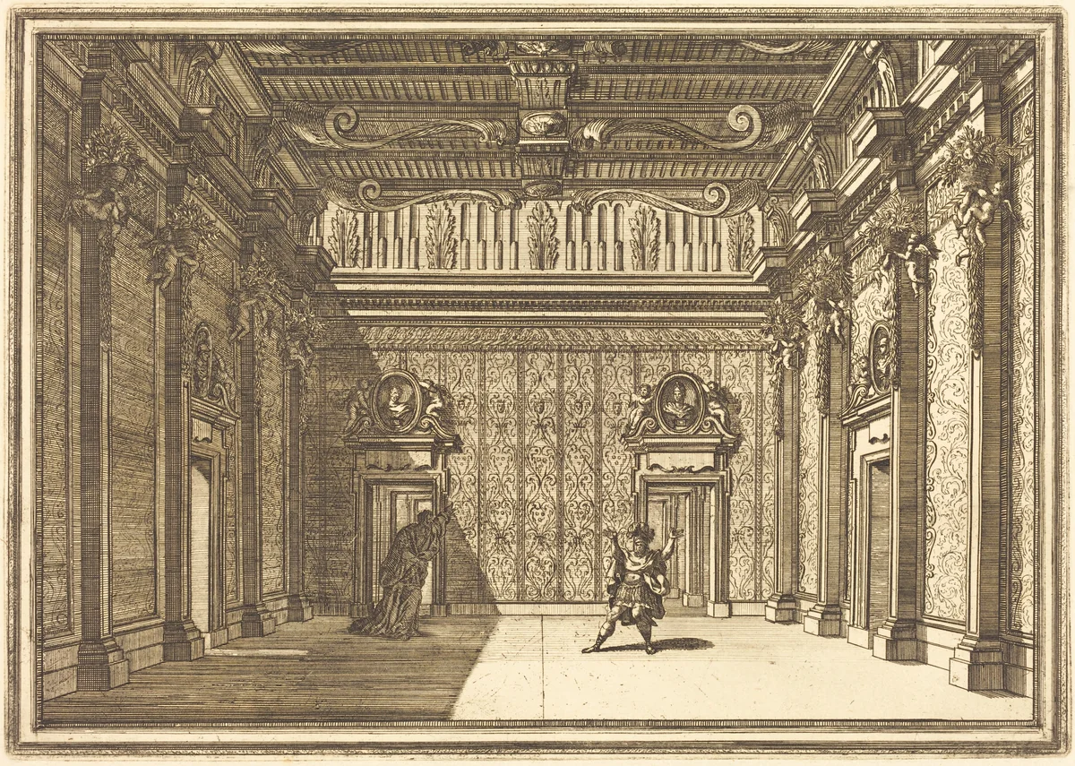 Il Greco in Troia: Plate 6 by Arnold von Westerhout, print, 1651-1725