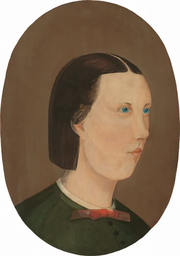 Blue Eyes by American 19th Century, painting, 1850