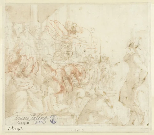 Handen by Unknown, drawing, 1530-1588