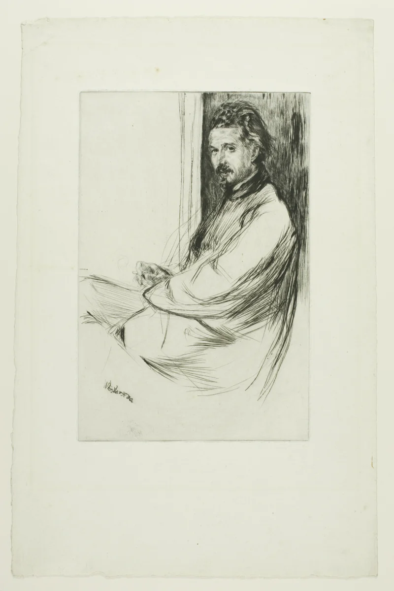 Axenfeld by James McNeill Whistler, print, 1860