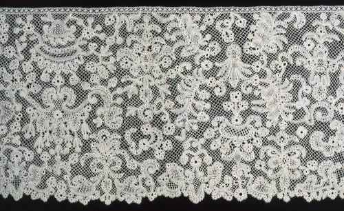 Border (Fragment) by Belgium, Flanders, textile, 1701-1725