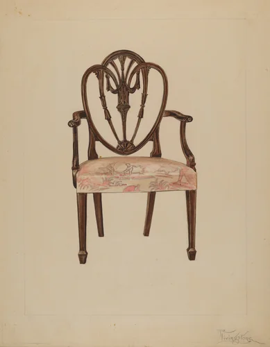 Armchair by Rolland Livingstone, index of american design, 1936