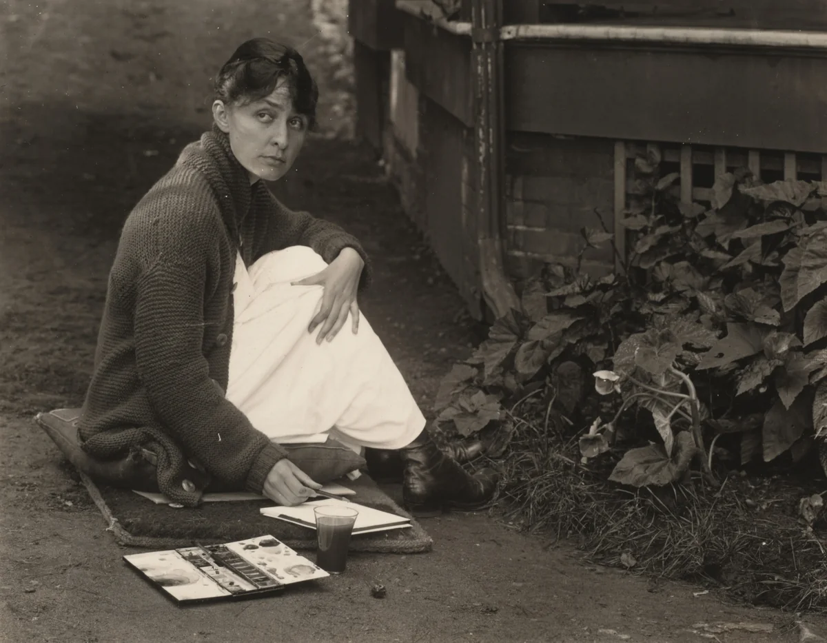 Georgia O'Keeffe by Alfred Stieglitz, photograph, 1918