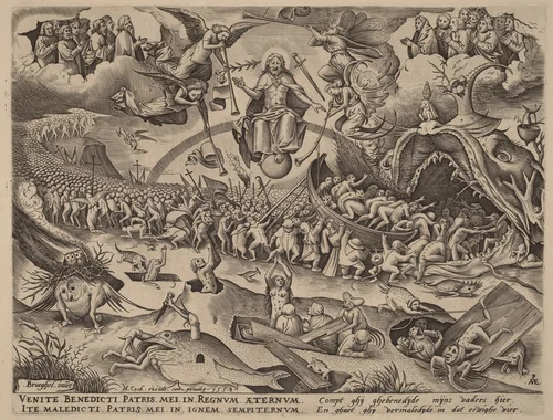 The Last Judgment by Pieter van der Heyden
Pieter Bruegel the Elder, print, 1558
