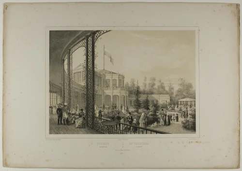 The Vauxhall in Pavlovsky by C. Schultz, print, 1815-1825