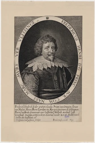 Frederick Henry of Nassau by Crispyn van den Queboorn, print, 1604-1652
