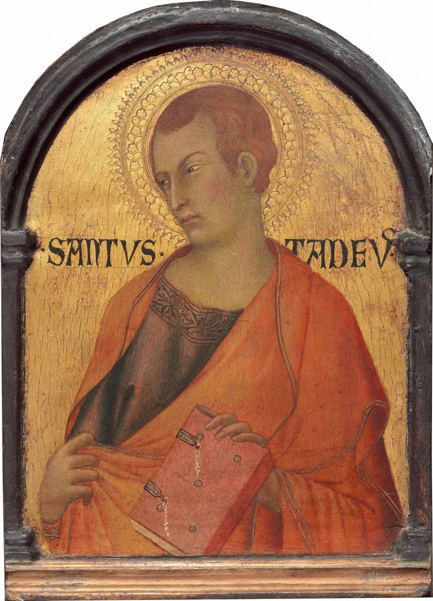 Saint Judas Thaddeus by Simone Martini, painting, 1315-1320
