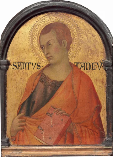 Saint Judas Thaddeus by Simone Martini, painting, 1315-1320