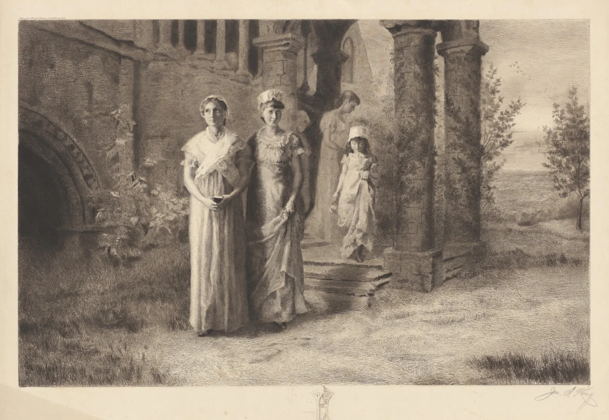 The Vesper Hour by James S. King
Gabrielle De Veaux Clements, print, 1884