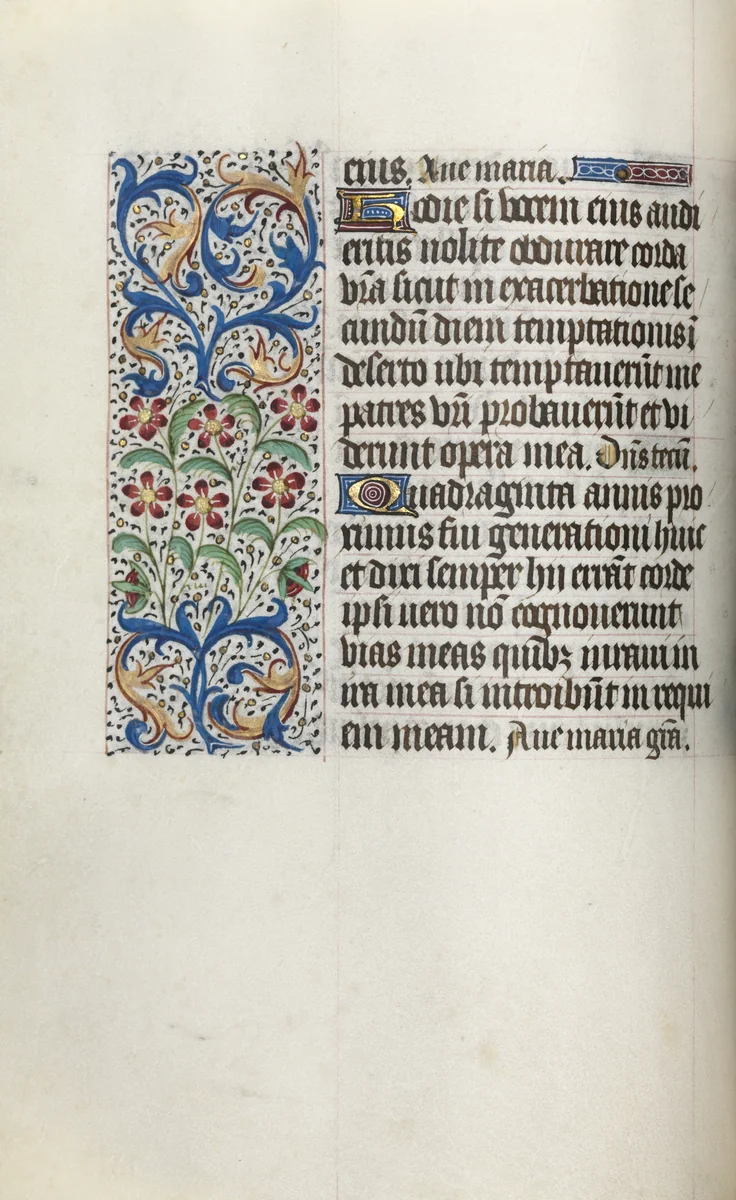 Book of Hours (Use of Rouen): fol. 29v by Master of the Geneva Latini, book, 1465-1475