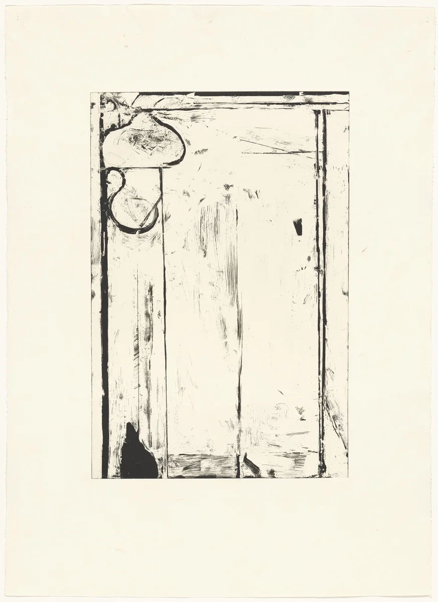 Touched Red [working proof 2] by Richard Diebenkorn, print, 1991