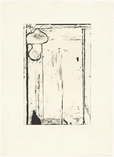 Touched Red [working proof 2] by Richard Diebenkorn, print, 1991