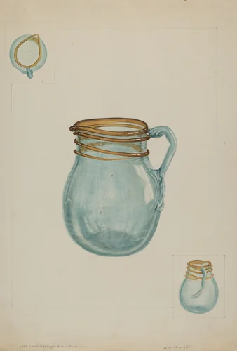 Cream Pitcher by Wilford H. Shurtliff, index of american design, 1938