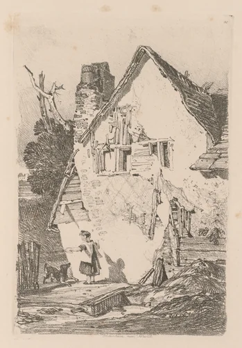 Liber Studiorum: Plate 40, Lakenham, near Norwich by John Sell Cotman, book, 1838