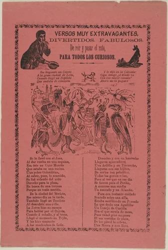 Very Extravagant Verses by José Guadalupe Posada, print, 1898-1908
