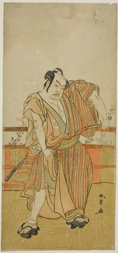 The Actor Nakamura Sukegoro II in an Unidentified Role by Katsukawa Shunsho (勝川 春章), print, 1774-1784